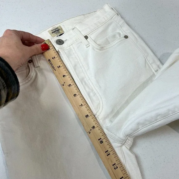 Citizen of Humanity Women's Olivia High Rise Slim Ankle Jeans White Size 25 - Picture 12 of 16